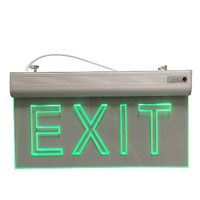 Fire emergency sign light