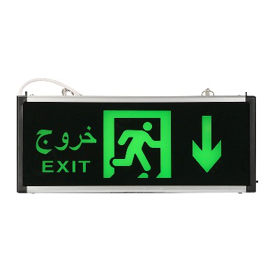 Fire emergency sign light