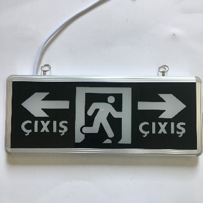 Fire emergency sign light