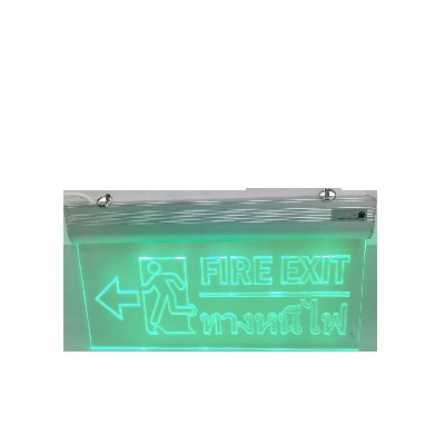 Fire emergency sign light