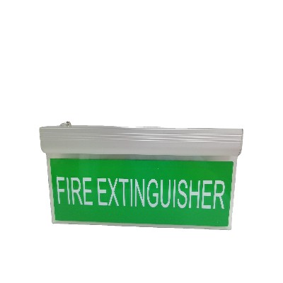 Fire emergency sign light