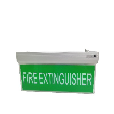 Fire emergency sign light