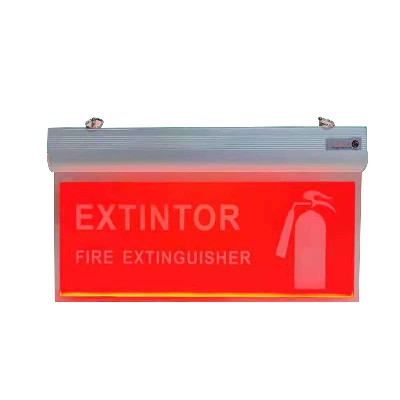 Fire emergency sign light