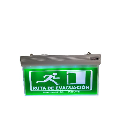 Fire emergency sign light