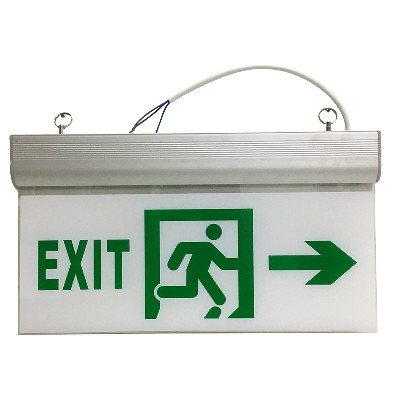 Fire emergency sign light