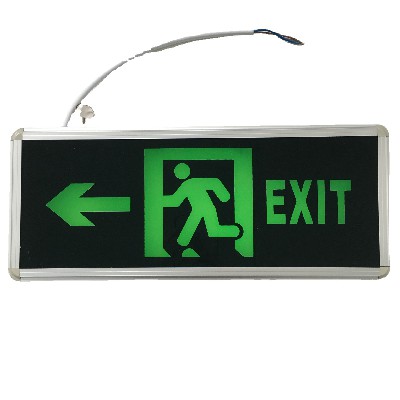 Fire emergency sign light