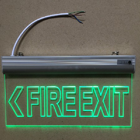 Fire emergency sign light