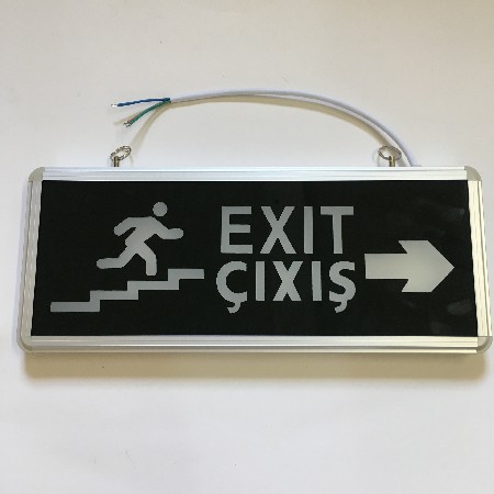 Fire emergency sign light