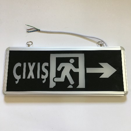 Fire emergency sign light