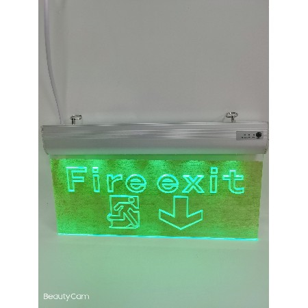 Fire emergency sign light