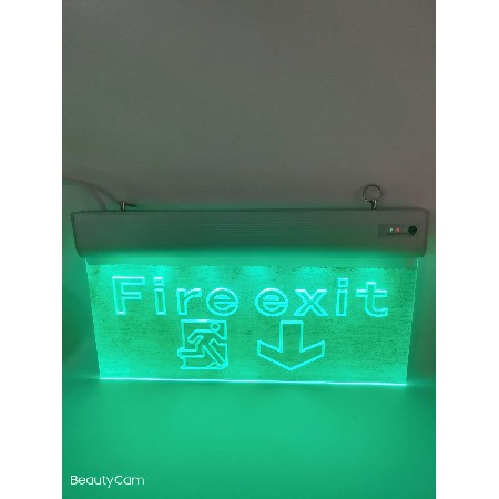 Fire emergency sign light