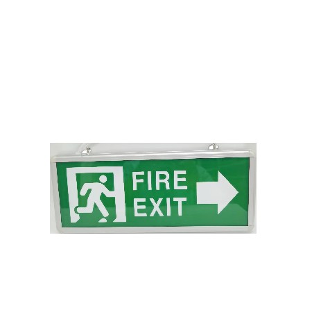 Fire emergency sign light