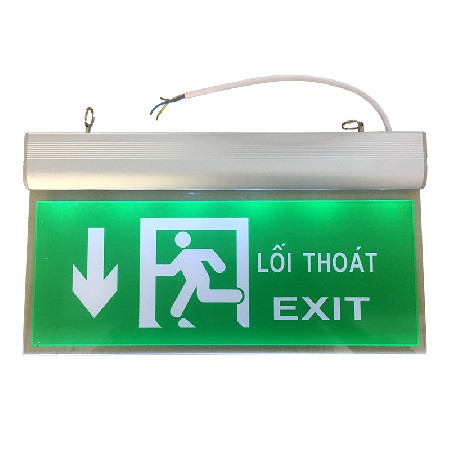 Fire emergency sign light