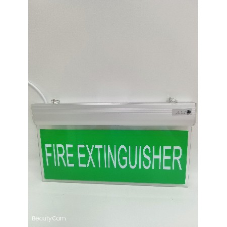 Fire emergency sign light