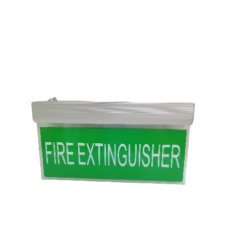 Fire emergency sign light