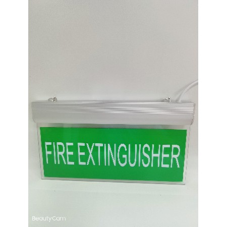 Fire emergency sign light