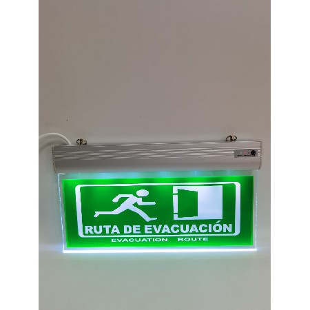 Fire emergency sign light