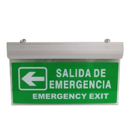 Fire emergency sign light