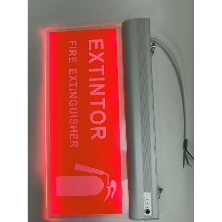 Fire emergency sign light