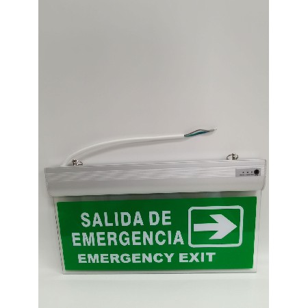 Fire emergency sign light