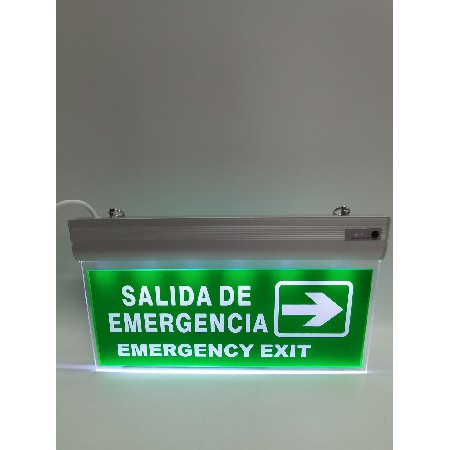 Fire emergency sign light