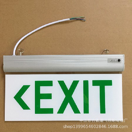 Fire emergency sign light