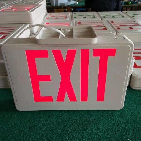 Fire emergency sign light