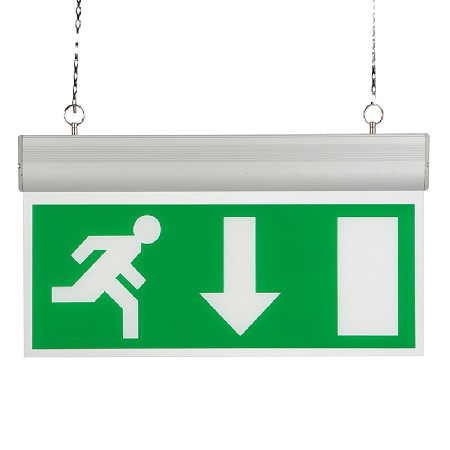 Fire emergency sign light